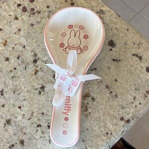 Miffy Pink White Cherry Blossom Sakura Flower Spoon Rest
